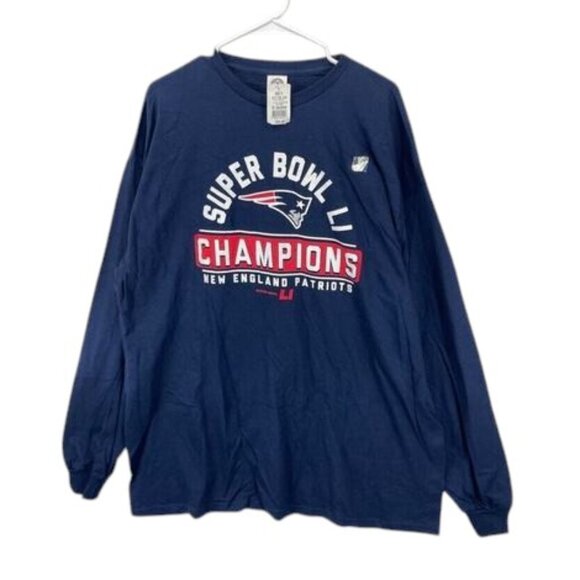 Delta Pro Weight Super Bowl LI Patriots Shirt Men’s Size XXL Blue NFL NWT - Picture 1 of 7